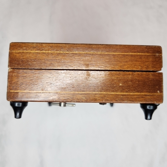 Antique Swiss Wood Music Box - Picture 7 of 11